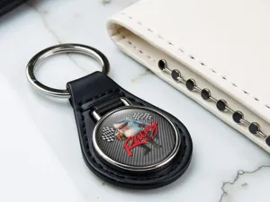 Leather Keychain Style Premium Design Pro
